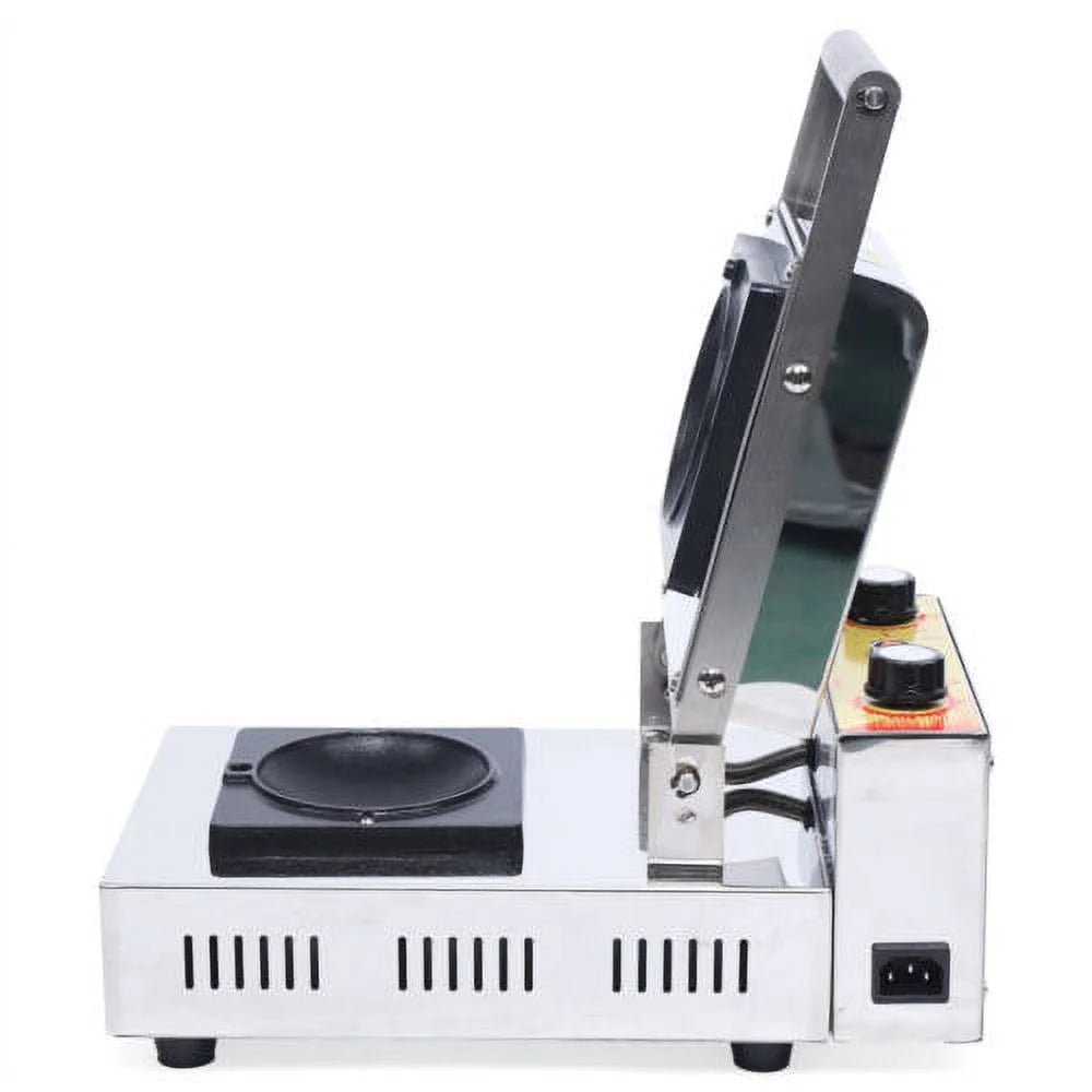 1000W Electric Burger Waffle Maker Panini Press T5181