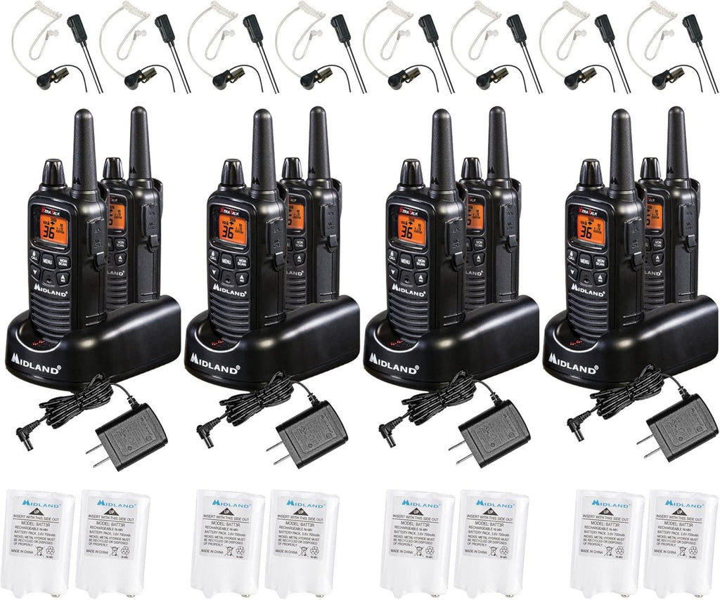 36 Channel FRS Two-Way Radio Walkie Talkie (Pair Pack) (Black) S857911