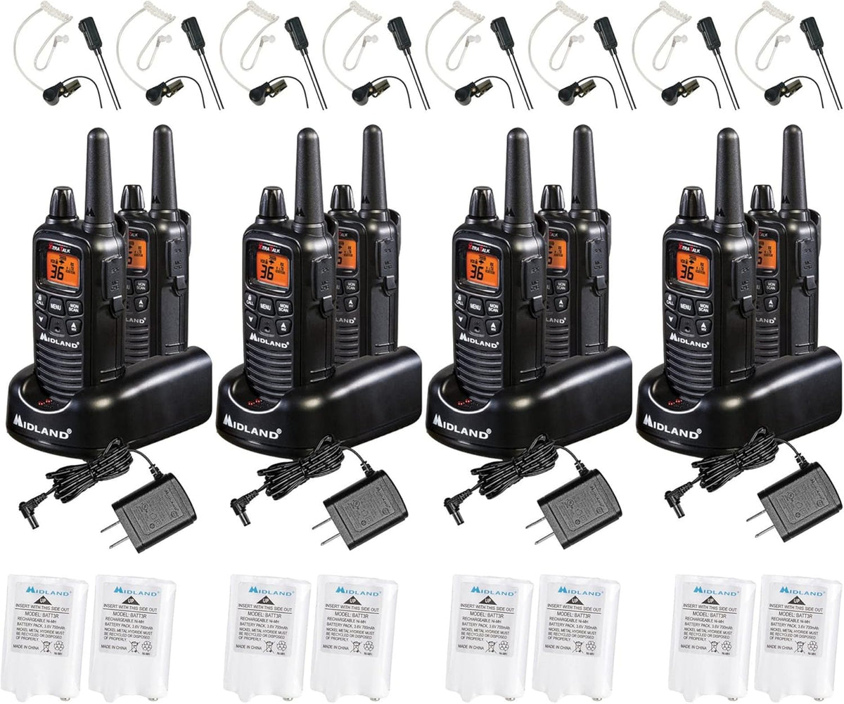 36 Channel FRS Two-Way Radio Walkie Talkie (Pair Pack) (Black) S857911