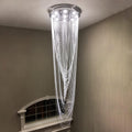 Modern Crystal Chandelier, H91'' High K40869