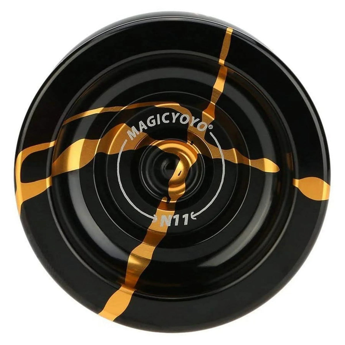 Alloy Aluminum Yoyo Ball with Bag, Glove and 10 Strings K13650