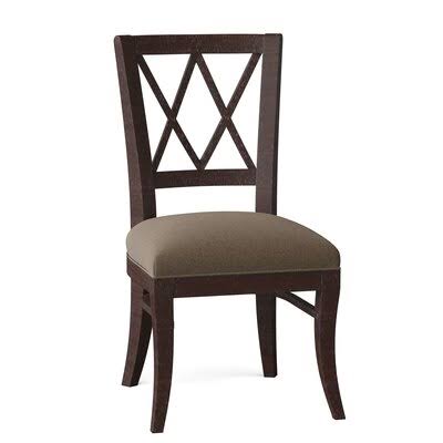 Brown Cross Back Side Chair J4338