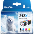 8 Packs 212XL Ink Cartridges for Epson Printer H105319
