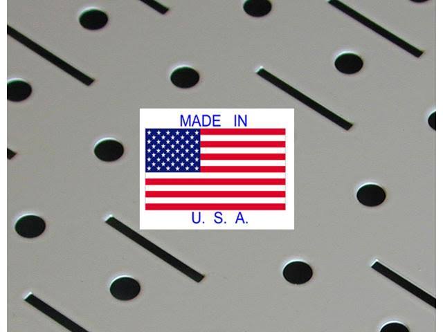 White Metal Pegboard Tool Storage Kit C3566