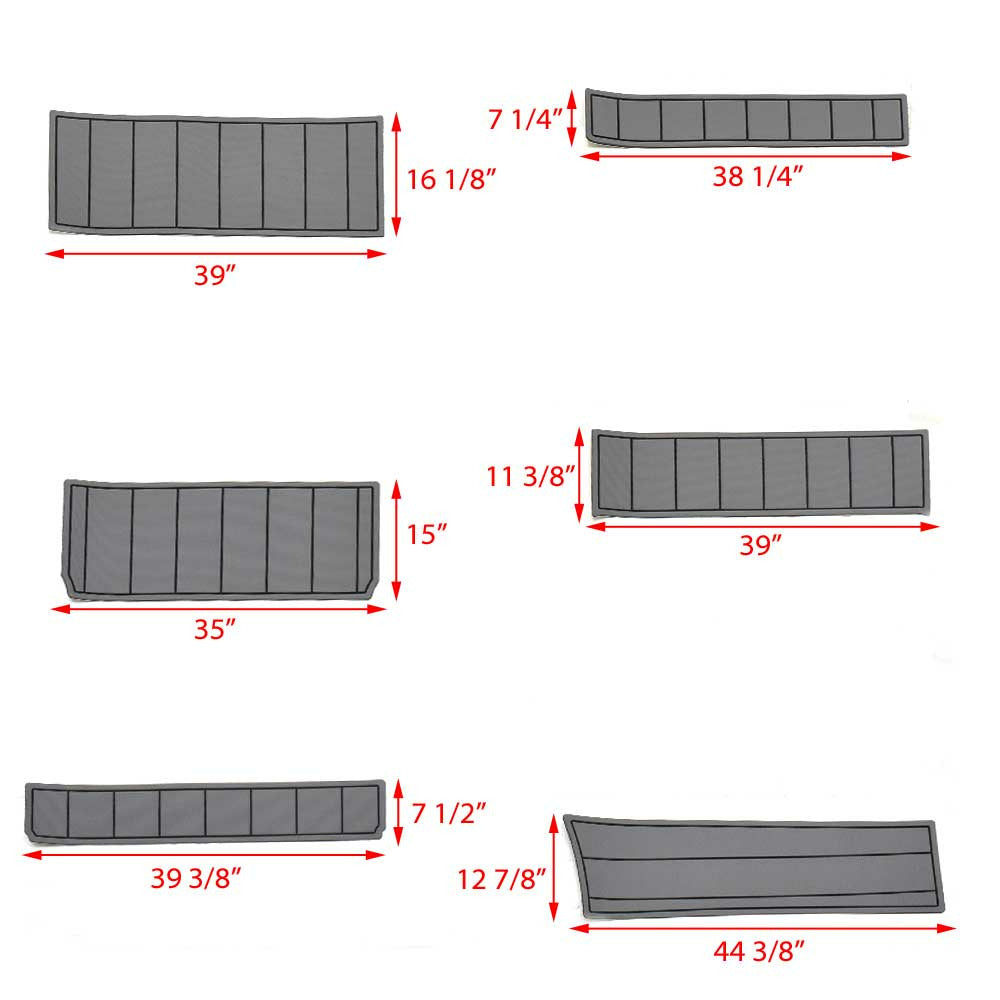 Gray Boat Swim Mats U29037