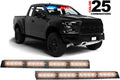 Blue/White LED Strobe Visor Light Bar M726758