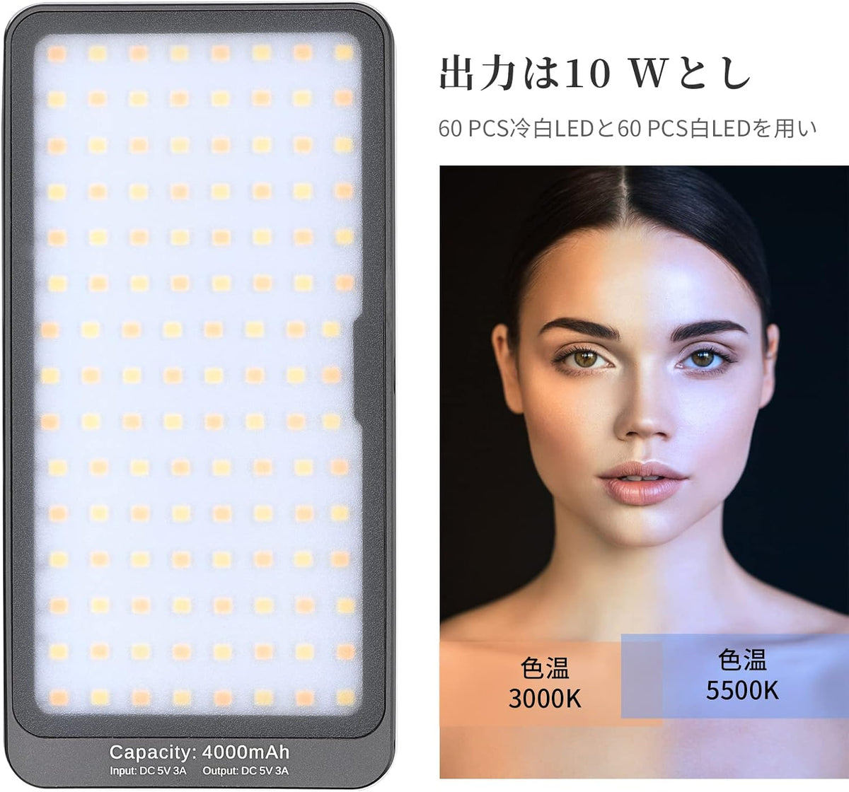 Bi-Color LED Video Light Kit Panel Pack of 2 Y521
