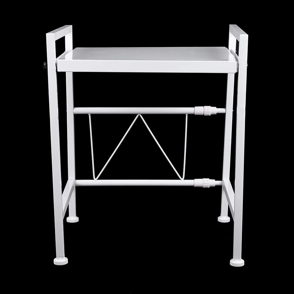 2-Tier Kitchen Storage Cart Microwave Oven Rack Stand Shelf N7640
