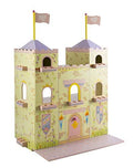 Wooden Fairytale Castle on Lazy Susan H2498