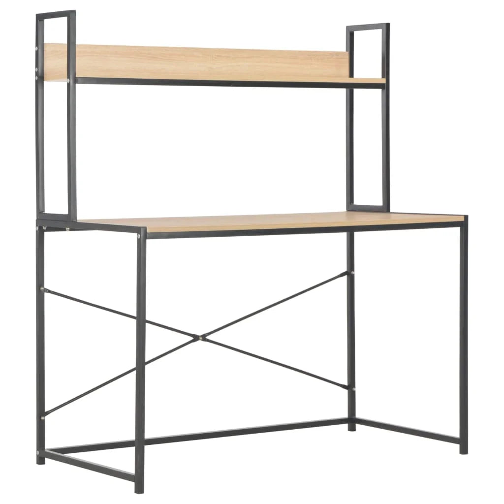 Black and Oak Computer Desk T614702