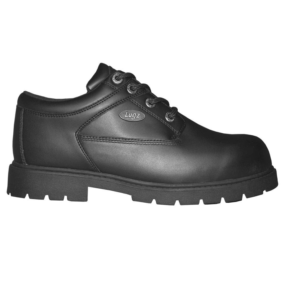 Black Leather Savoy SR Shoes N422