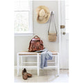 Woodleaf Green Wood Entryway Bench W531271