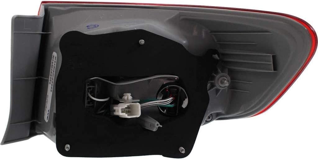 Tail Light Assembly for Toyota Corolla 2011 2012 2013 Passenger Side Pack of 2 L8534