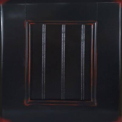 European Burnt Black Standard Bookcase U30727