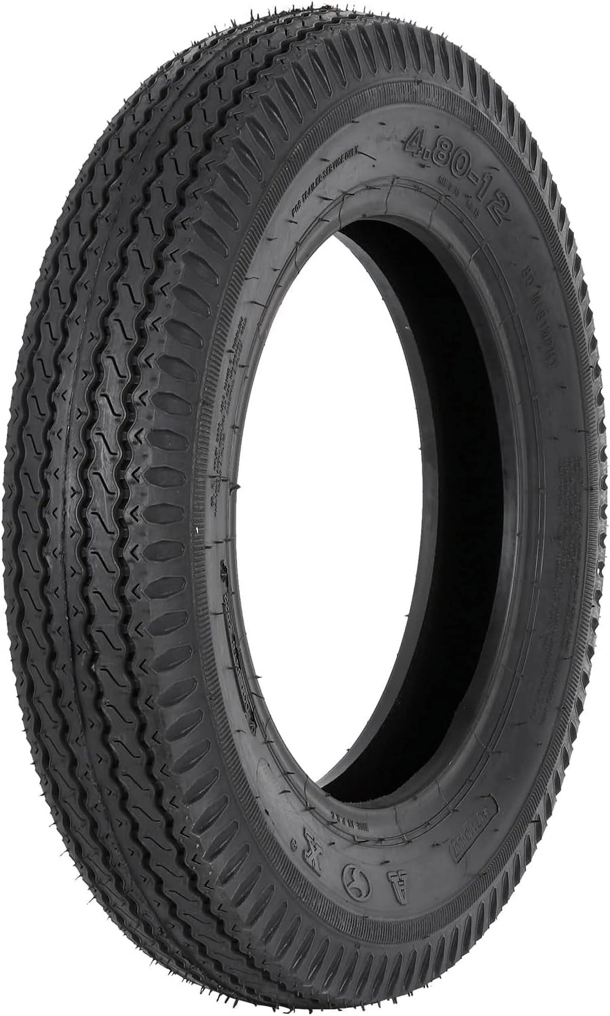 Set of 2 Utility Trailer Tire 4.80-12 Load Range C B4128