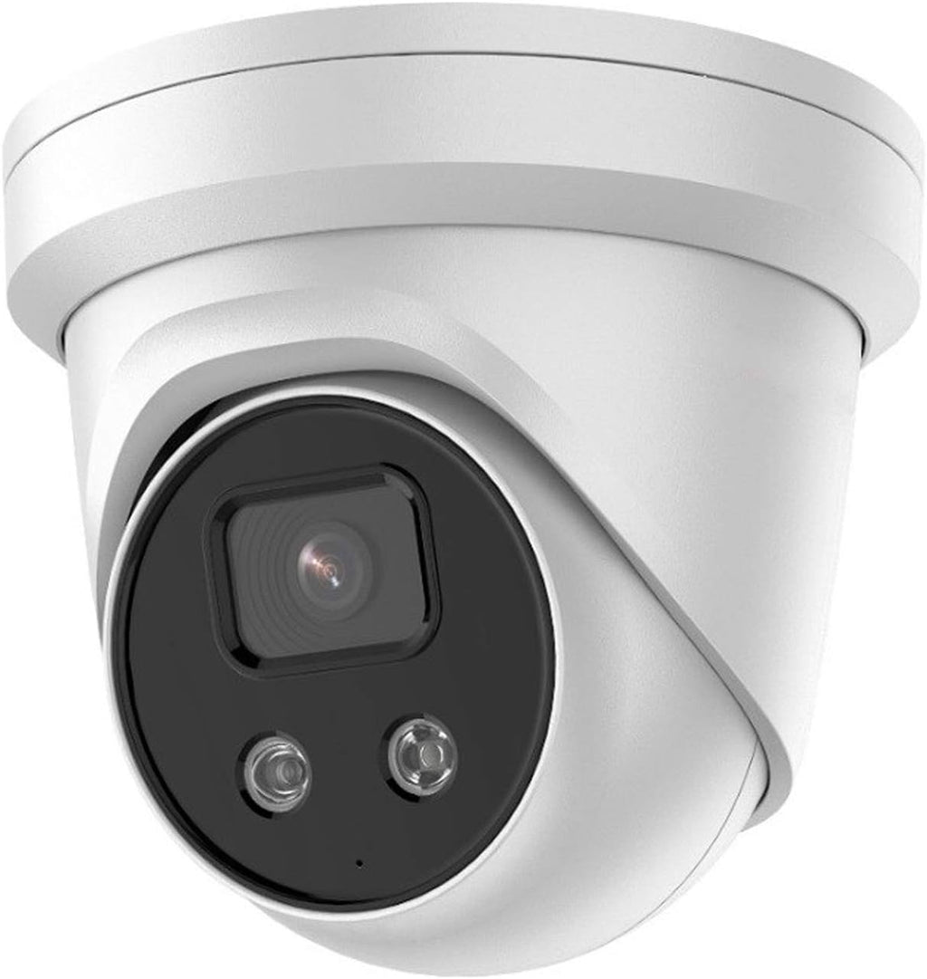 4MP Outdoor PoE Turret IP Camera, 2.8mm, EXIR 98ft Night Vision, Built-in Mic, IP67 Waterproof, H.265+ M346