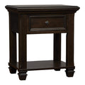 Pure White 1 Drawer Nightstand L461