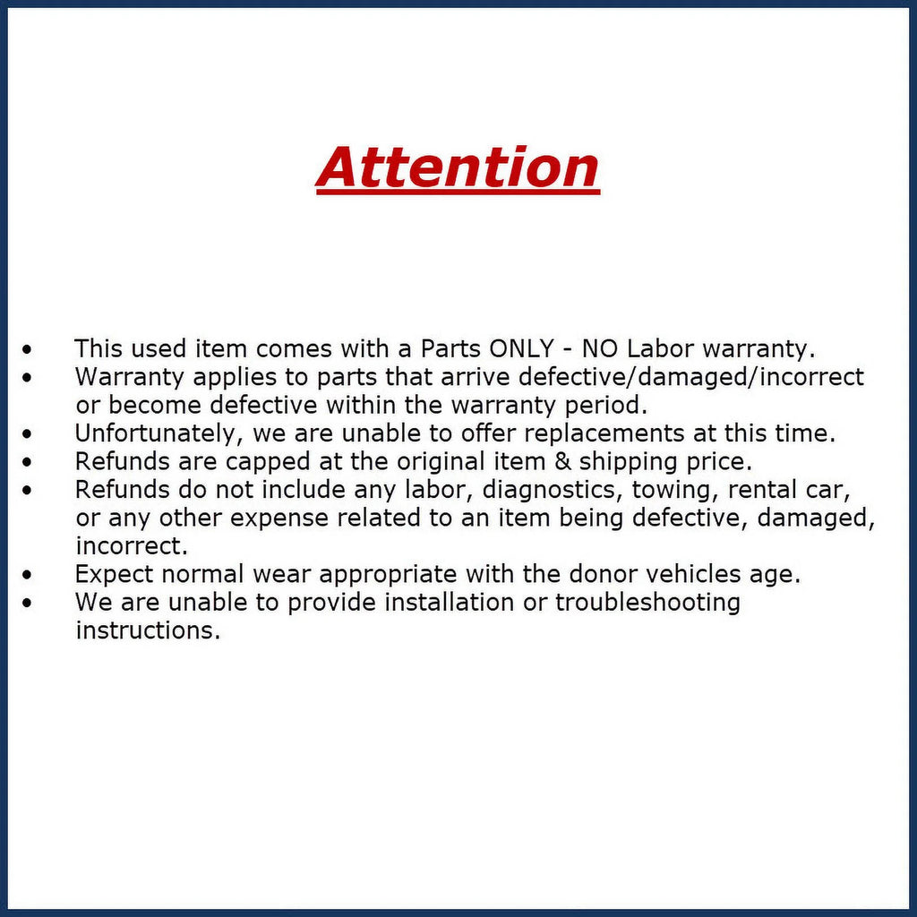 Pre-Owned Jeep Cherokee 3.2L Engine Cover S64818