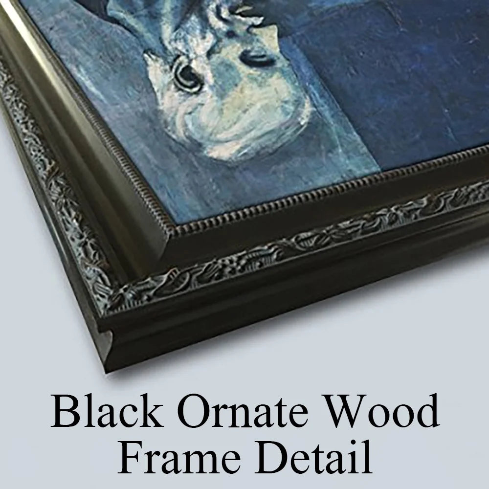 18x24 Black Ornate Framed Double Matted Art Print Z44352