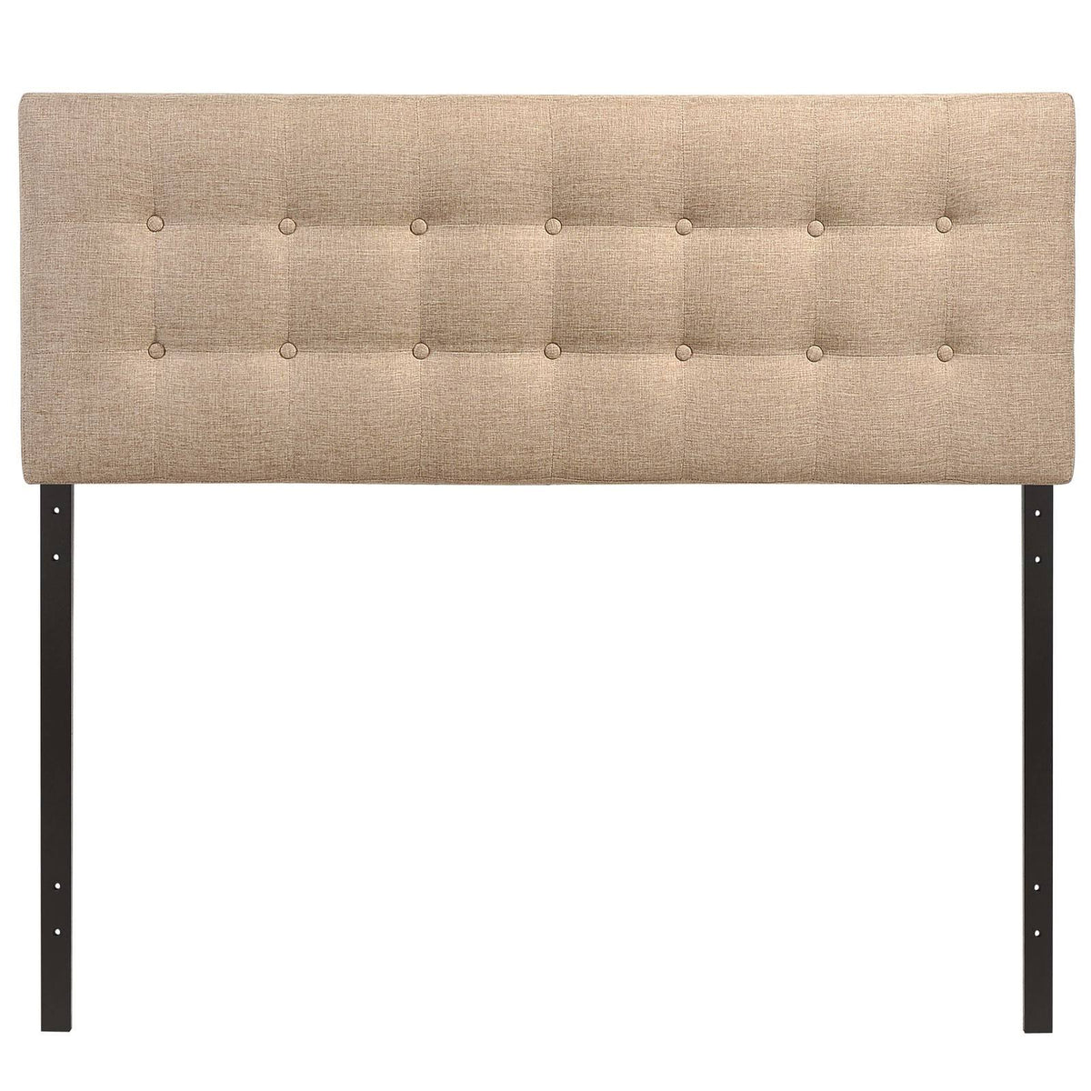 Beige Fabric Headboard U434508