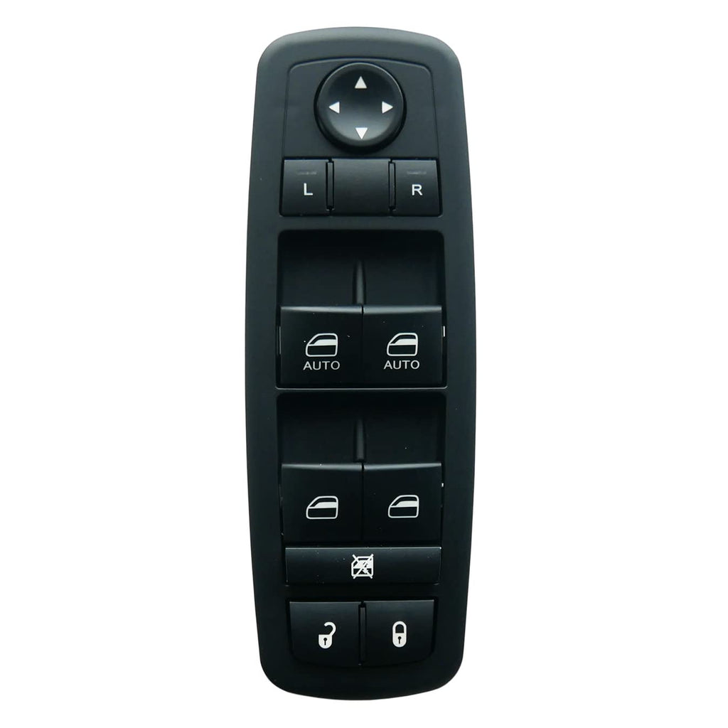 Power Window Switch Front Left Driver Side Compatible with Dodge Durango Grand Cherokee 2016 2017 2018 2019 2020 2021 Pack of 2 L447974