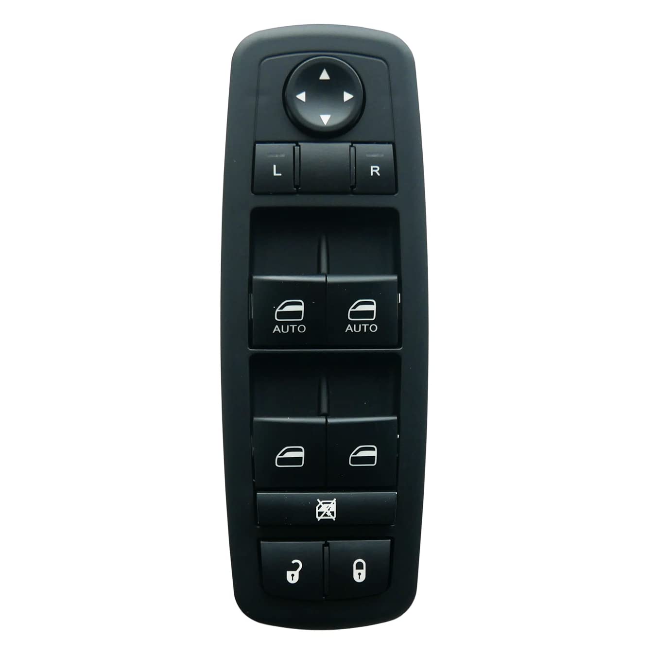 Power Window Switch Front Left Driver Side Compatible with Dodge Durango Grand Cherokee 2016 2017 2018 2019 2020 2021 Pack of 2 L447974