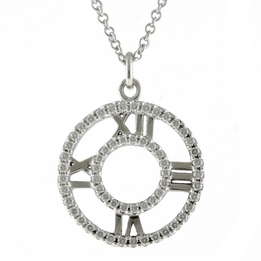 18K Gold Diamond Necklace W710008