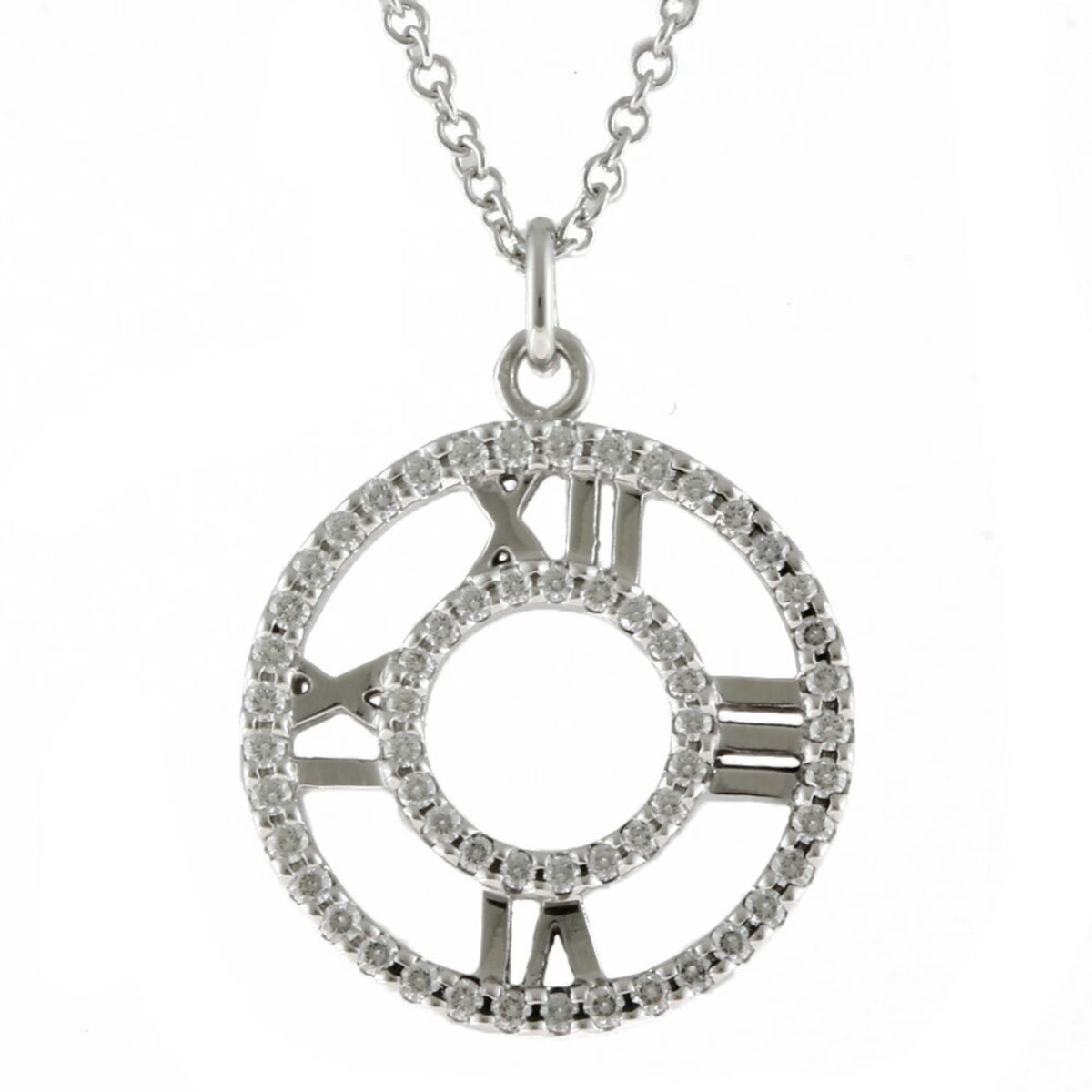 18K Gold Diamond Necklace W710008