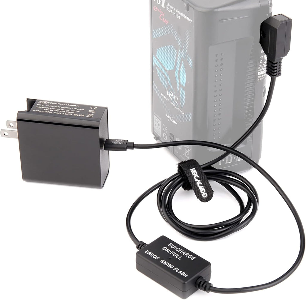 D-Tap Battery Quick Charge Power Adapter Kit for V-Mount Batteries M9821