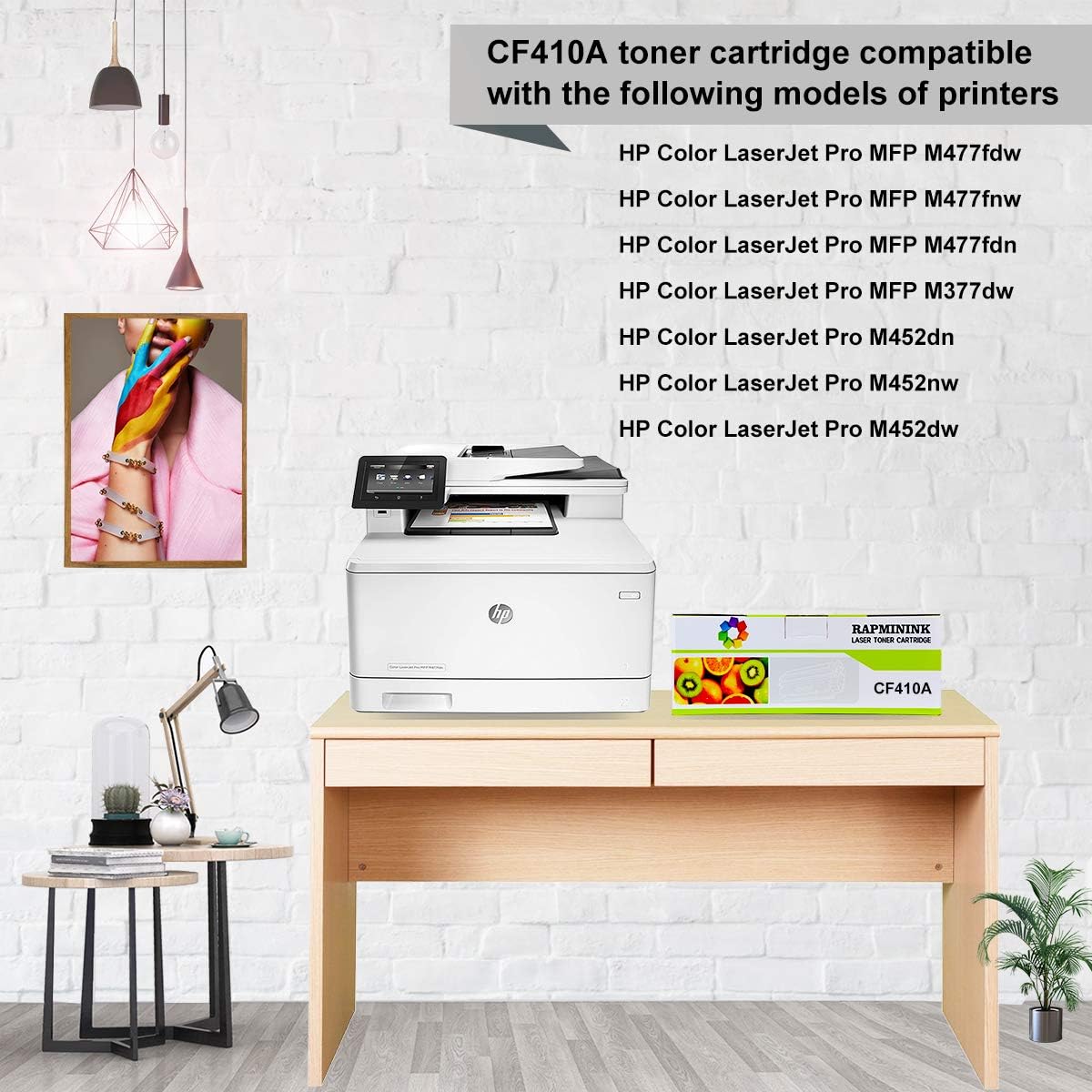 4 Pack Toner Cartridge for HP Color LaserJet Printers I658