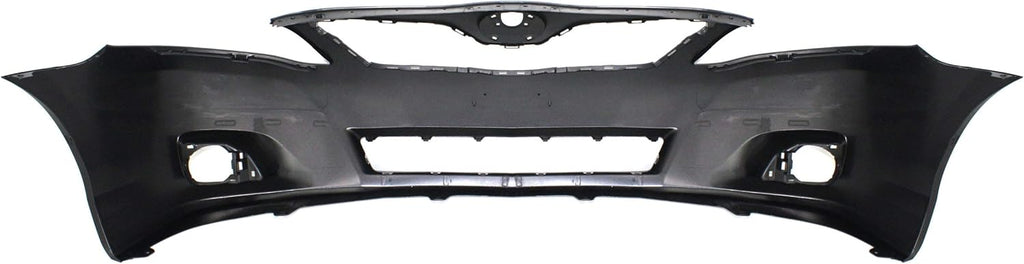 Front Bumper Cover Primed Plastic With Fog Light Holes C4374