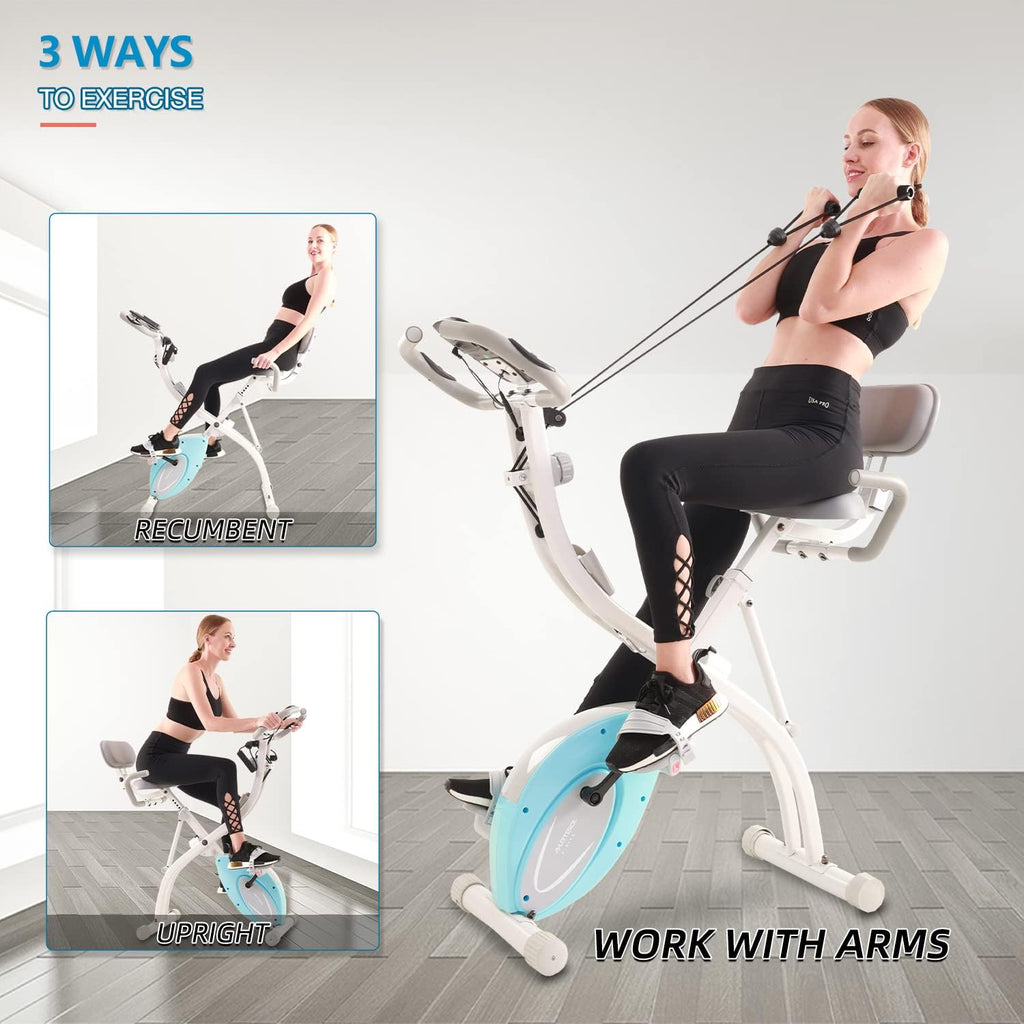 Folding Exercise Bike with Arm Workout A68883