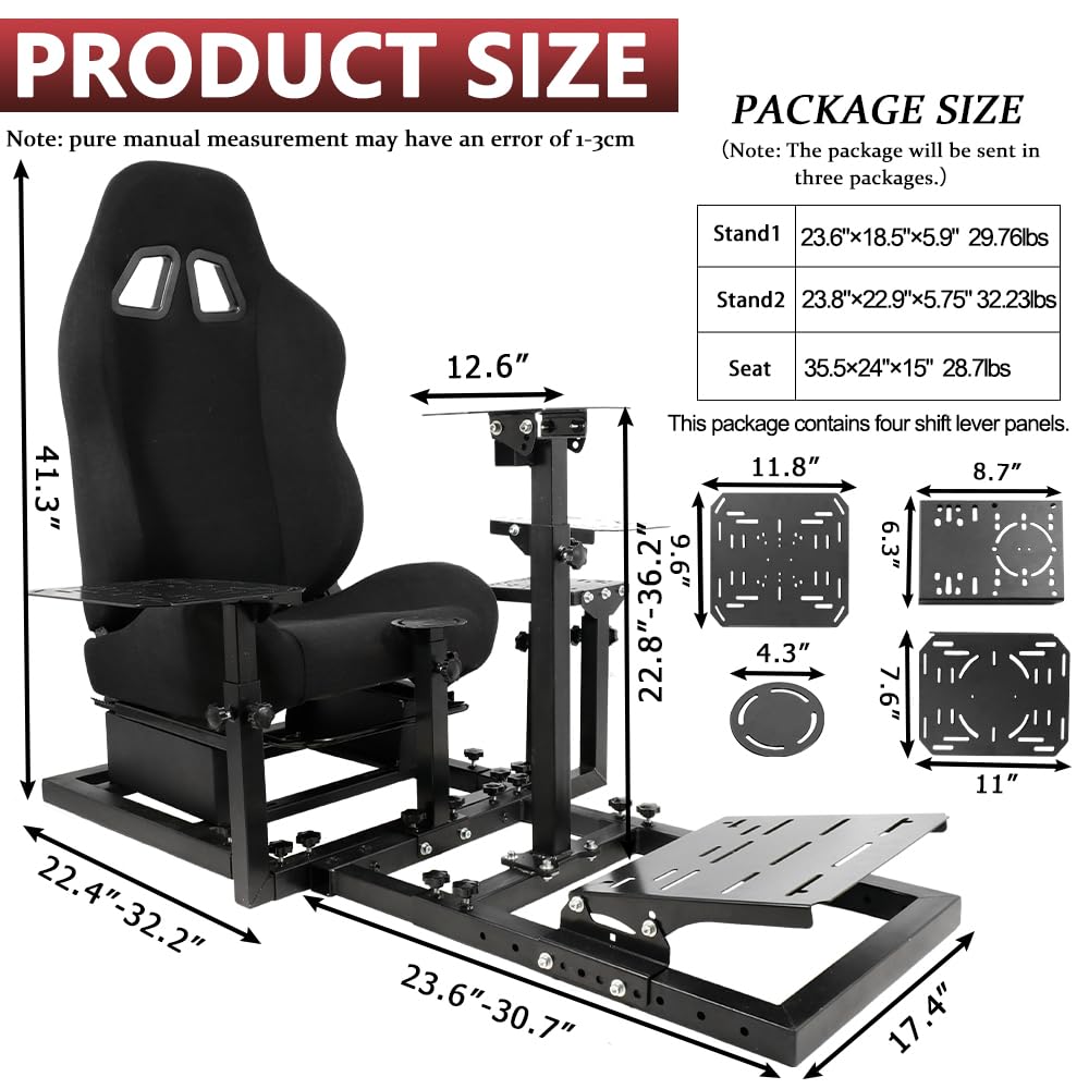 Racing Flight Sim Cockpit with Seat A51131