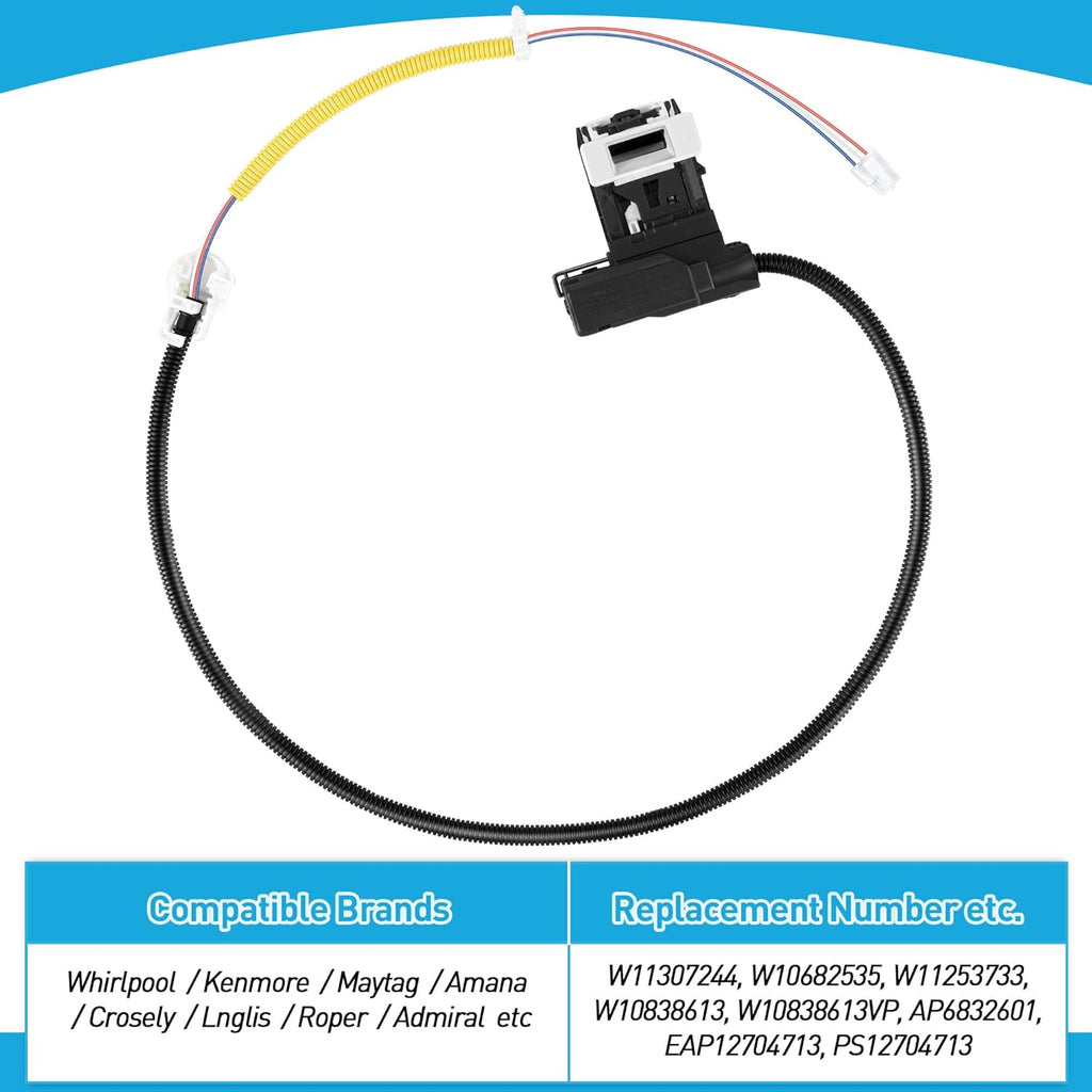 Washer Lid Lock Switch Door Assembly Pack of 2 S96685