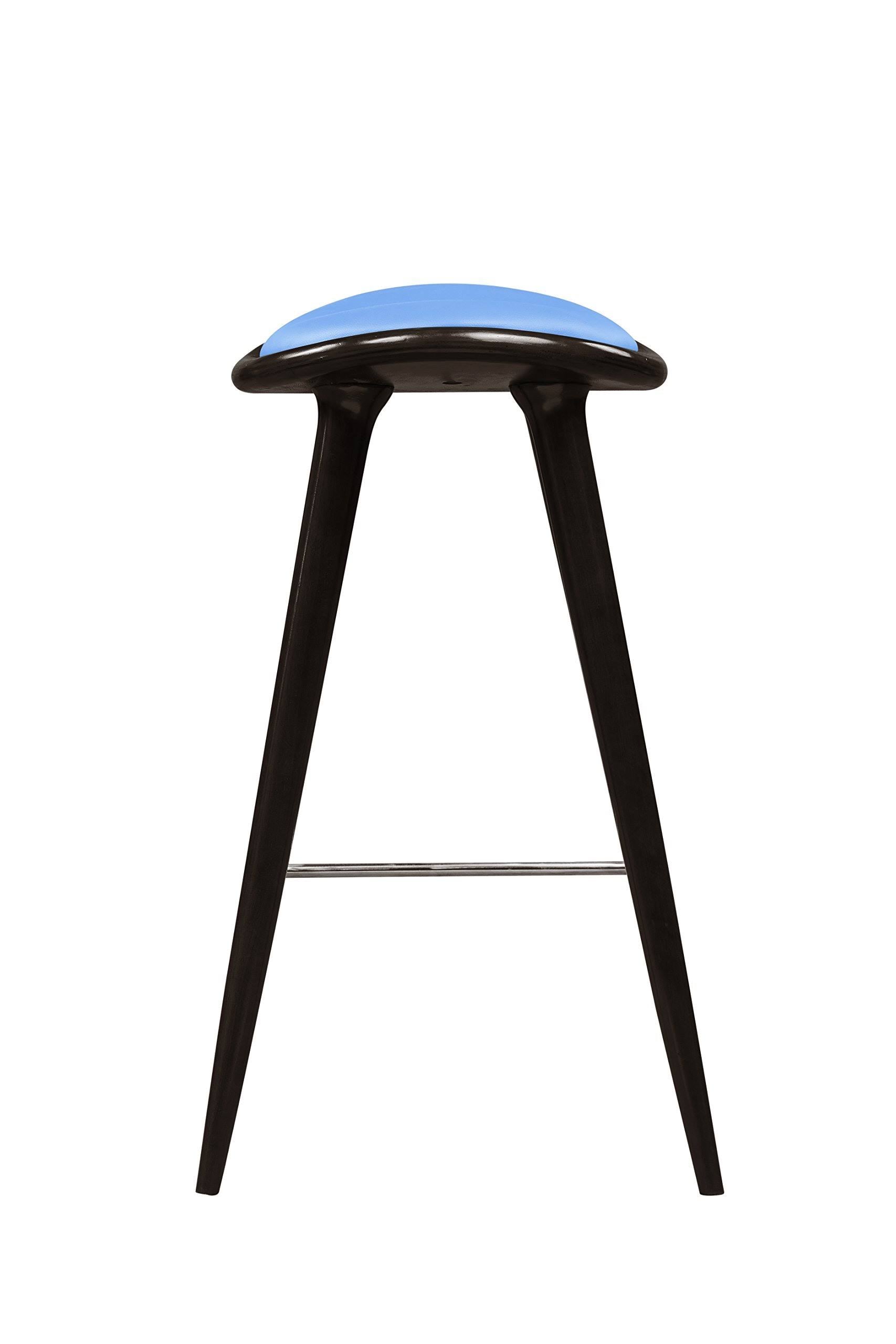Oval Stool Cappuccino Blue X651