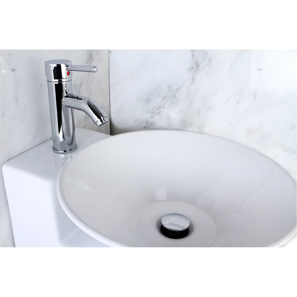 White China Vessel Bathroom Sink K672