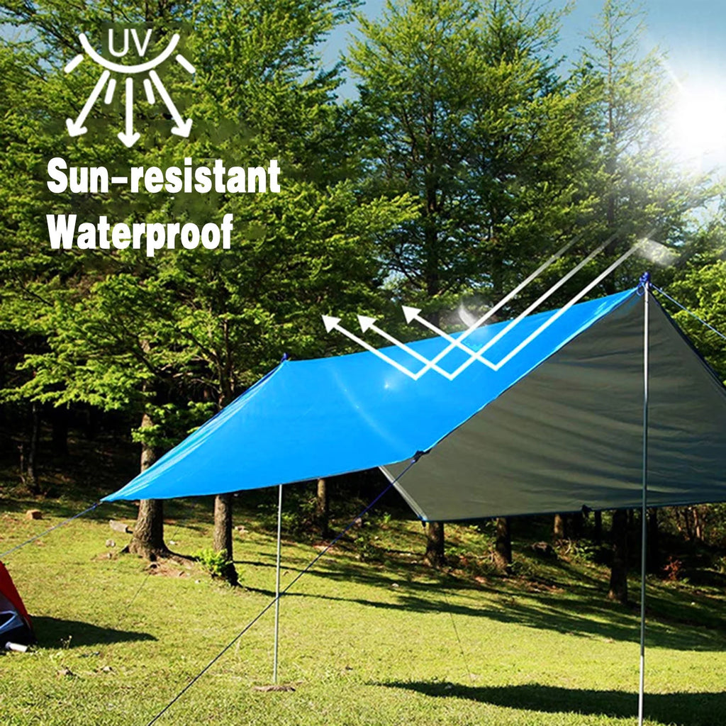 9.8 * 9.8ft Waterproof Camping Tarp Canopy I211