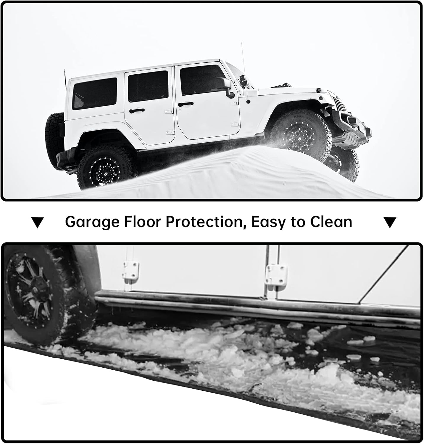 Garage Floor Mat 8'6"x20' Water Barrier Snow Melting Mat X16676