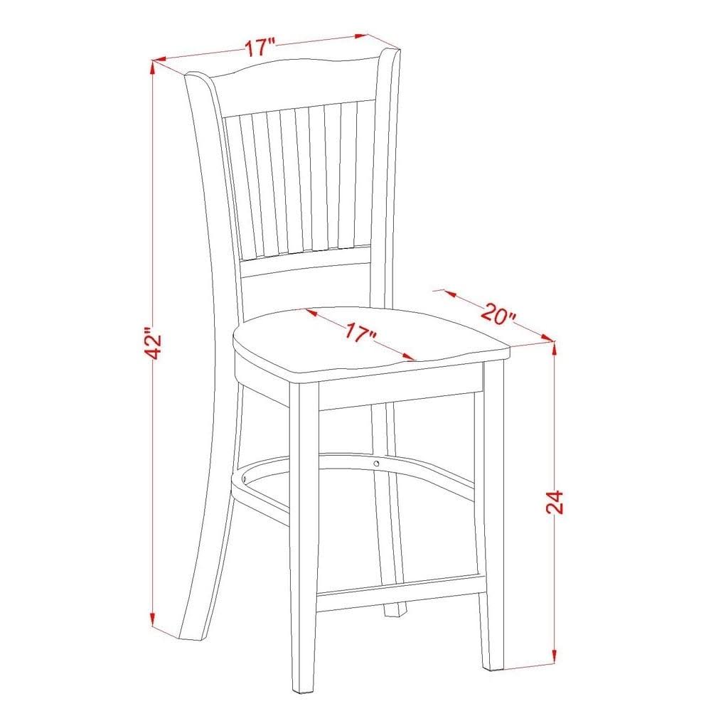 3 Piece Counter Height Pub Table Set W39206