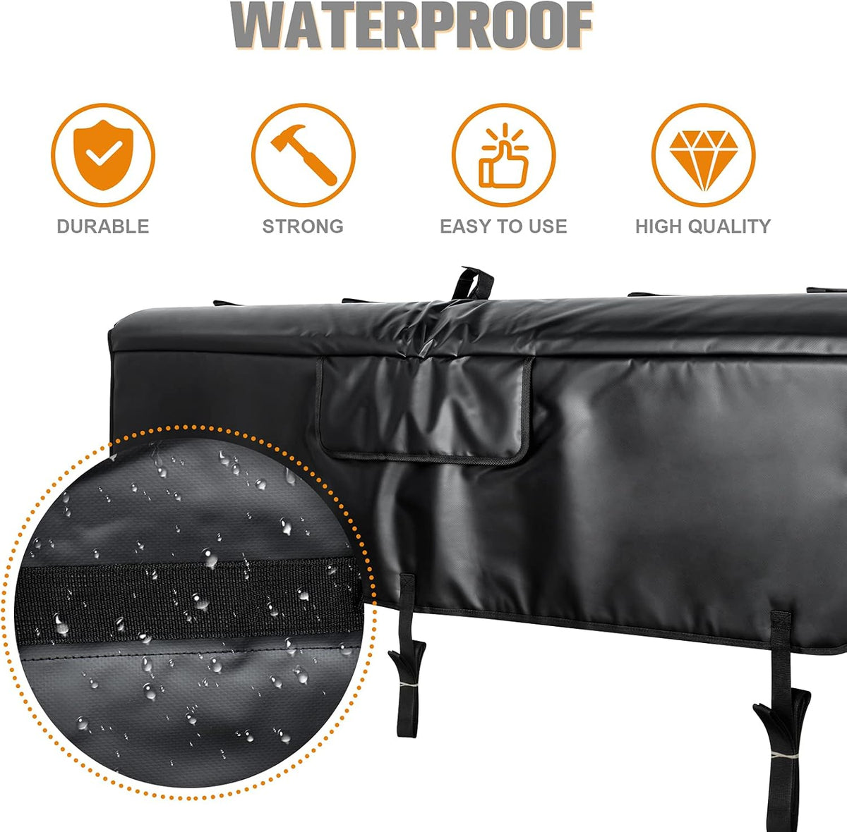 Tailgate Pad for Pickup Truck Bike Rack up to 5 Bikes F4542