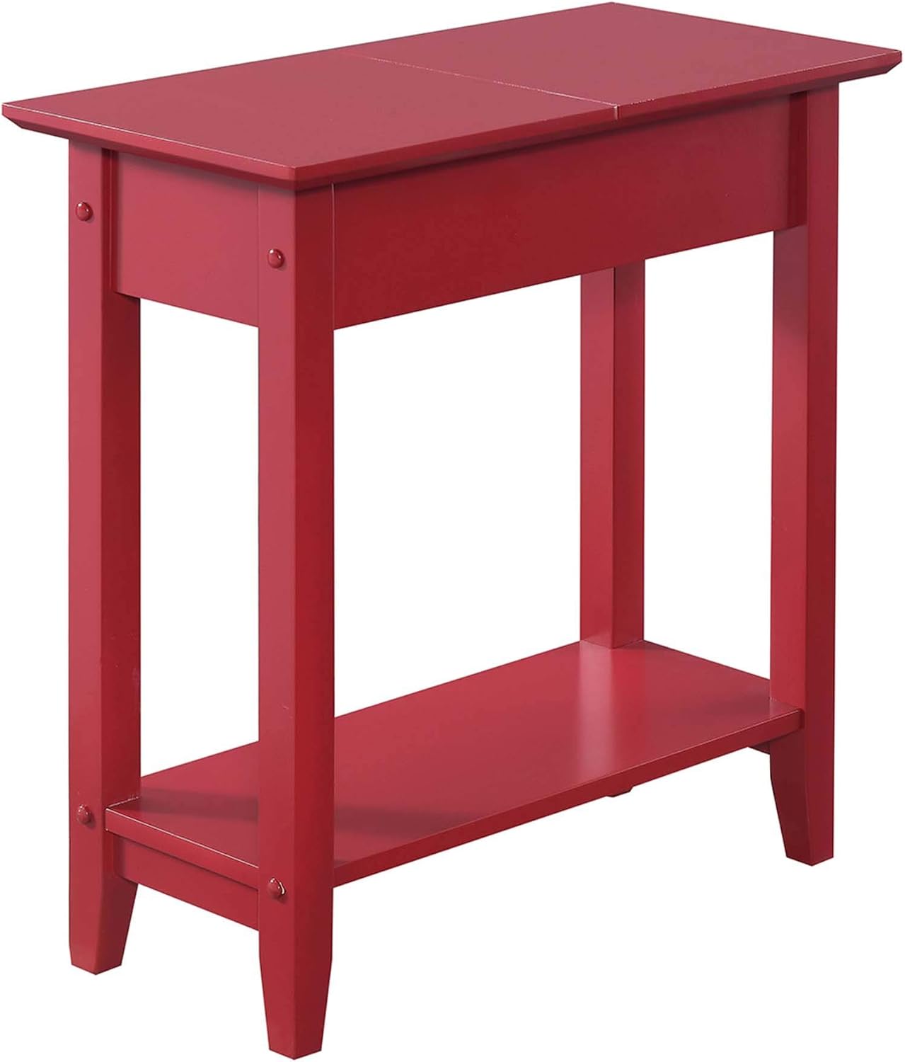 Black Flip Top End Table V183