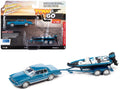 1/64 Diecast 1980 Chevrolet Monte Carlo with Bass Boat and Trailer Q643151