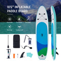 Inflatable Paddle Board 10'6" SUP Board Set with Air Pump, Green U67934