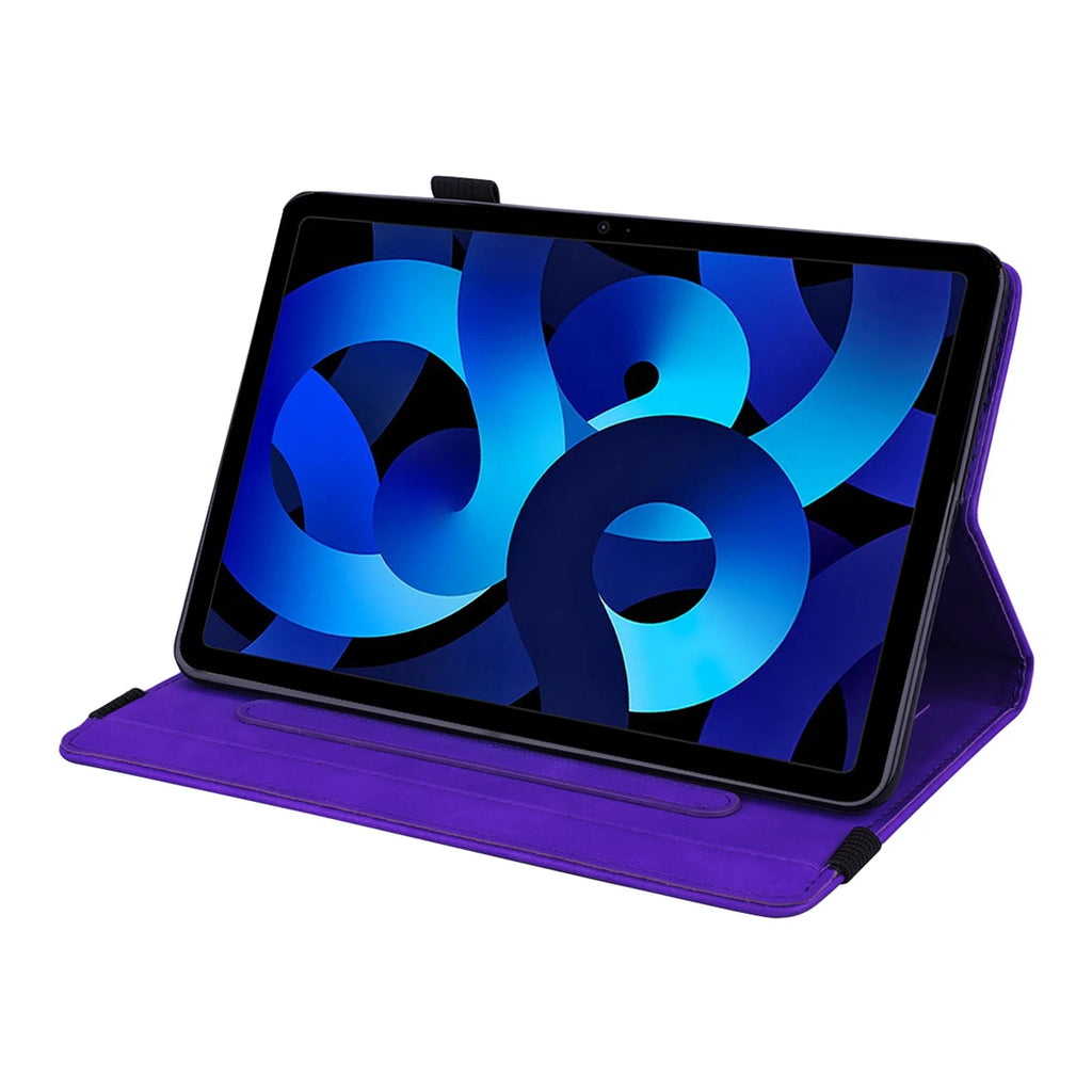 Purple Folio Stand Smart Case for iPad 10.9 inch 2022 with Pencil Holder D52647