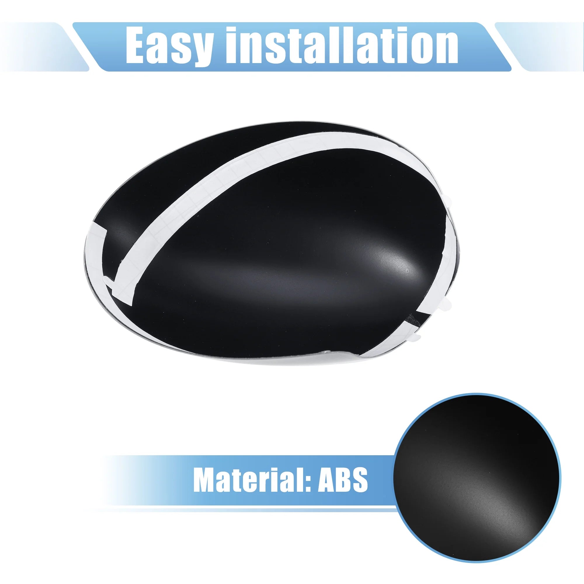 White Rearview Mirror Cover for Mini Cooper S Y523