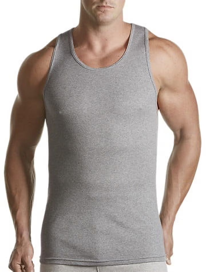 Grey Athletic T-Shirt, 1XL, Pack of 3 H341