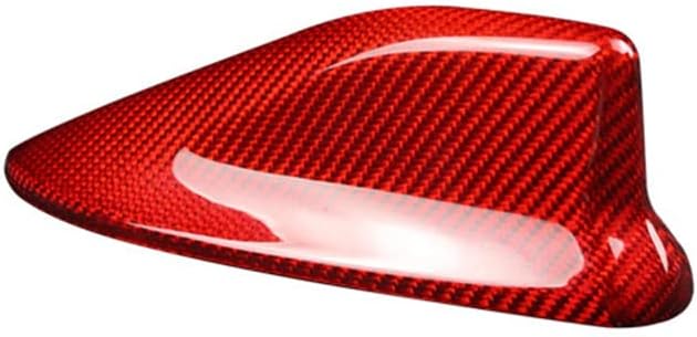 Black Carbon Fiber Car Antenna Cover Pack of 2 I8449