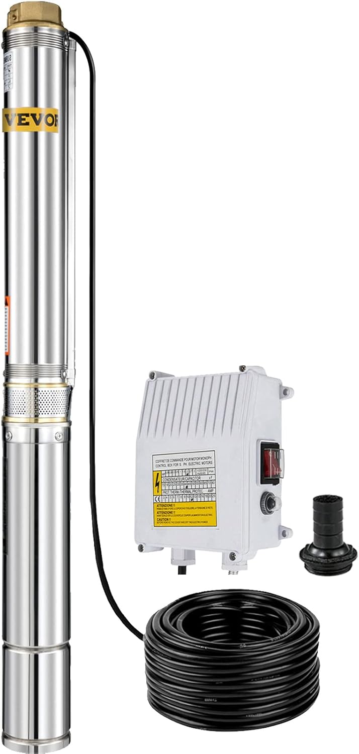 2 HP 220V Submersible Stainless Steel Deep Well Pump X78178