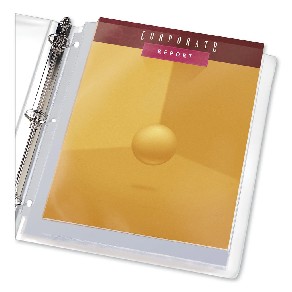 Clear Letter Sheet Protectors, 25/Pack F570