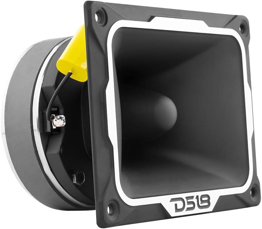 Aluminum Super Bullet Tweeter 1.5" VC 500W Max, 250W RMS, 4 Ohms with Built in Crossover, Pack of 2 Z304362